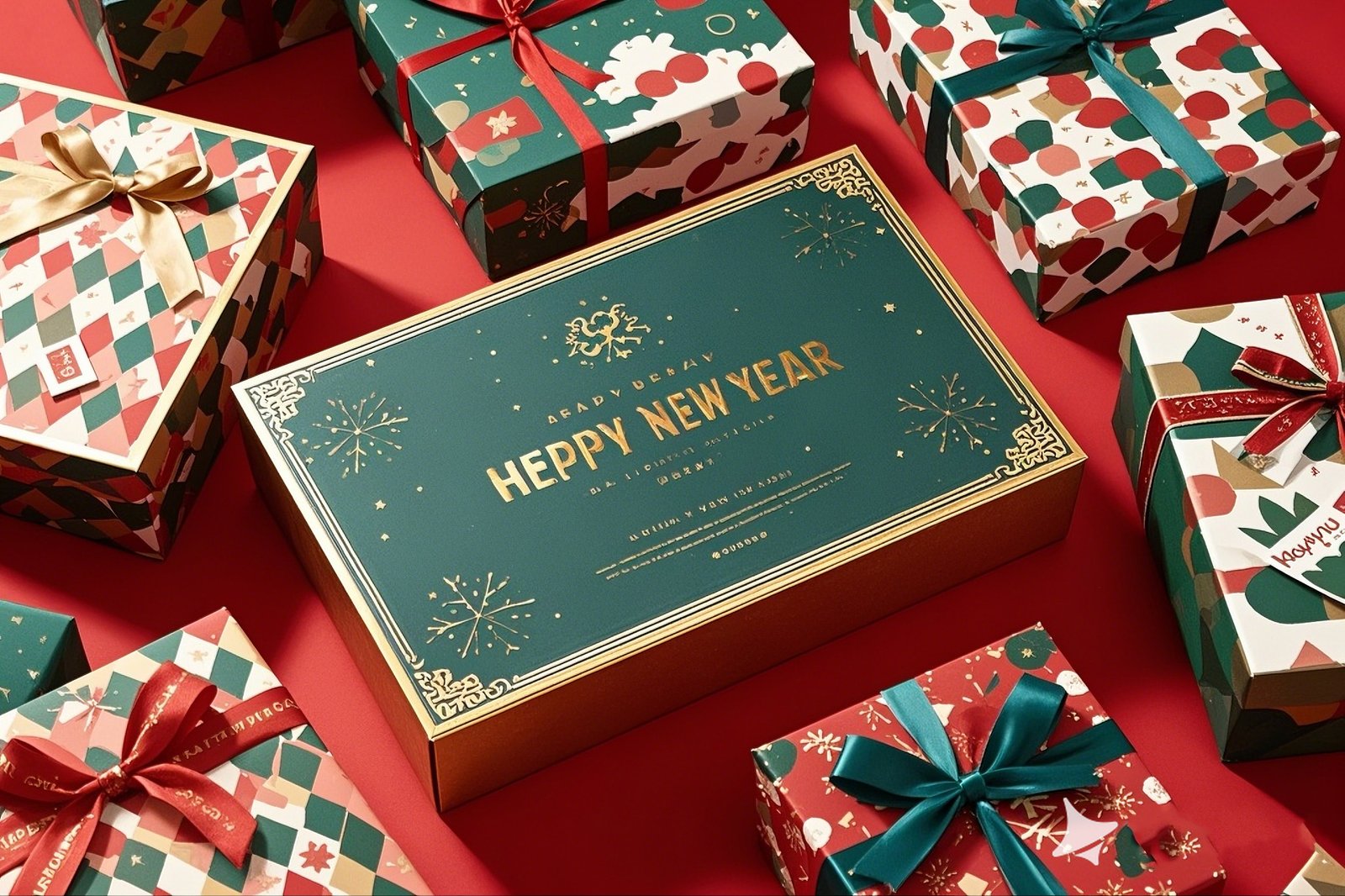 New year gift packaging
