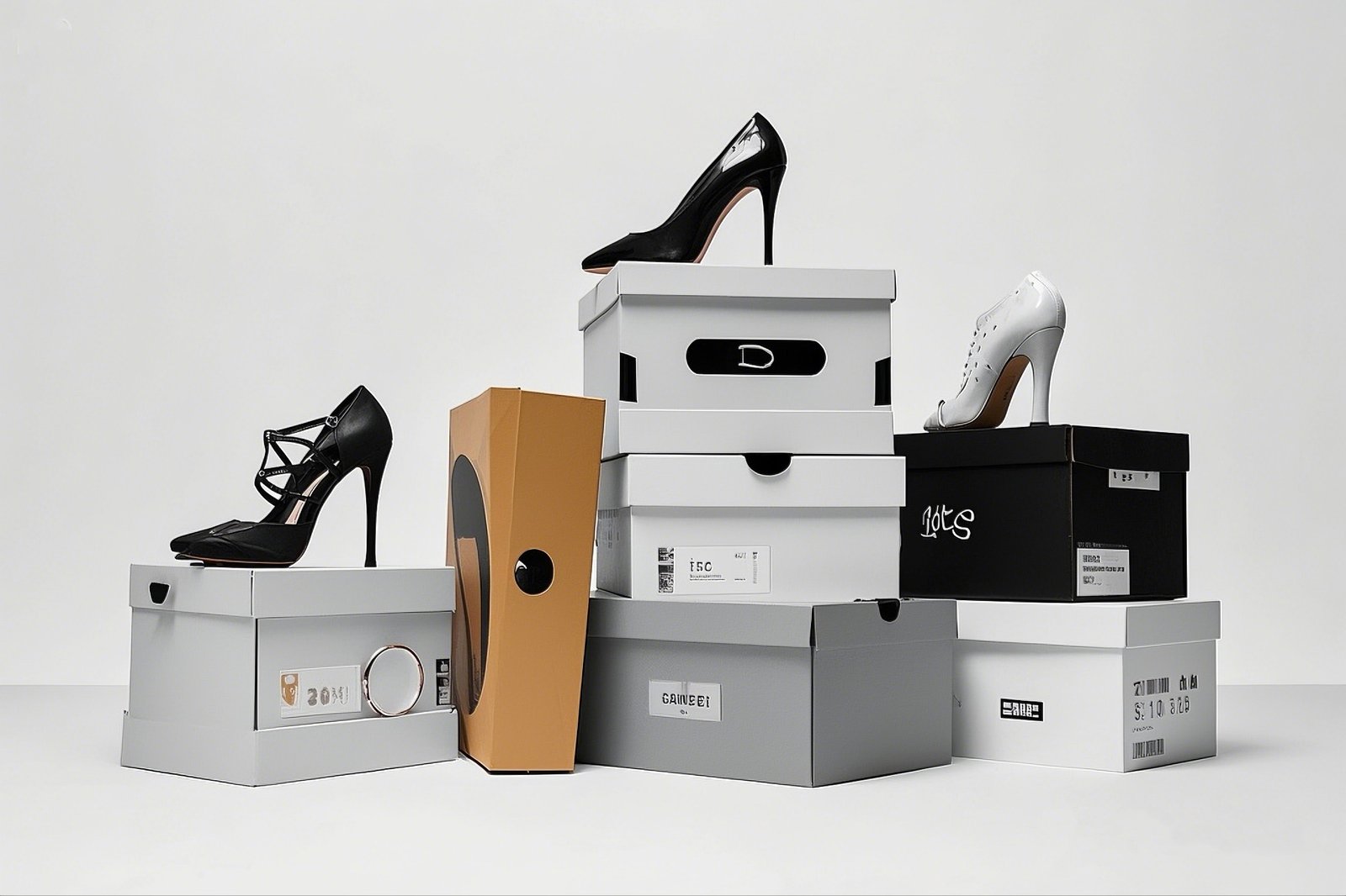 Shoe packaging box