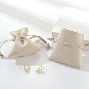 Microfiber Jewelry Drawstring Pouches bags