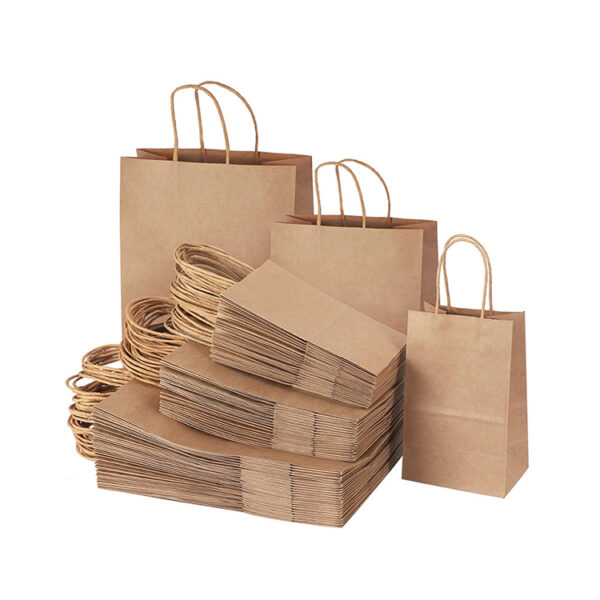 Eco Friendly Kraft Paper coffee takeout bags