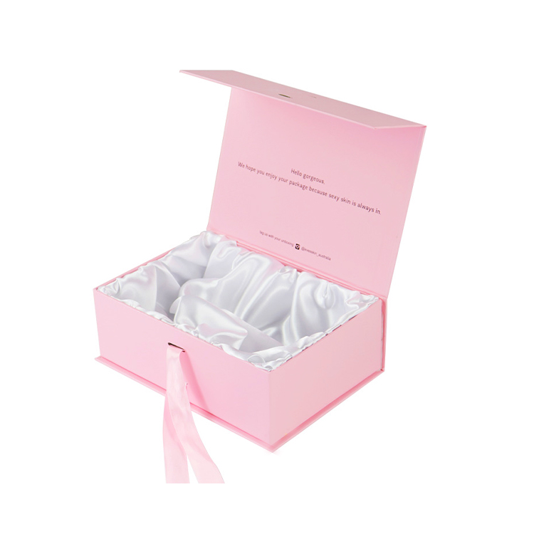 with logo luxury hair extension packaging box