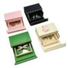 earring ring necklace pu leather jewelry box