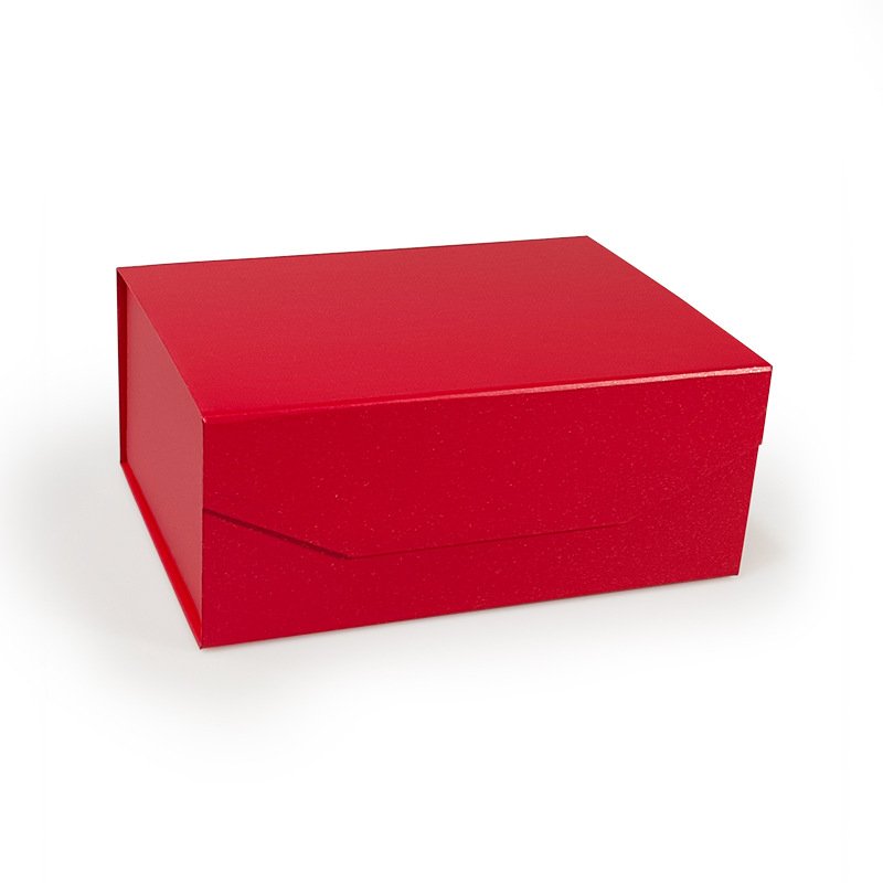 Red shipping box
