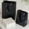 black jewelry bags with box