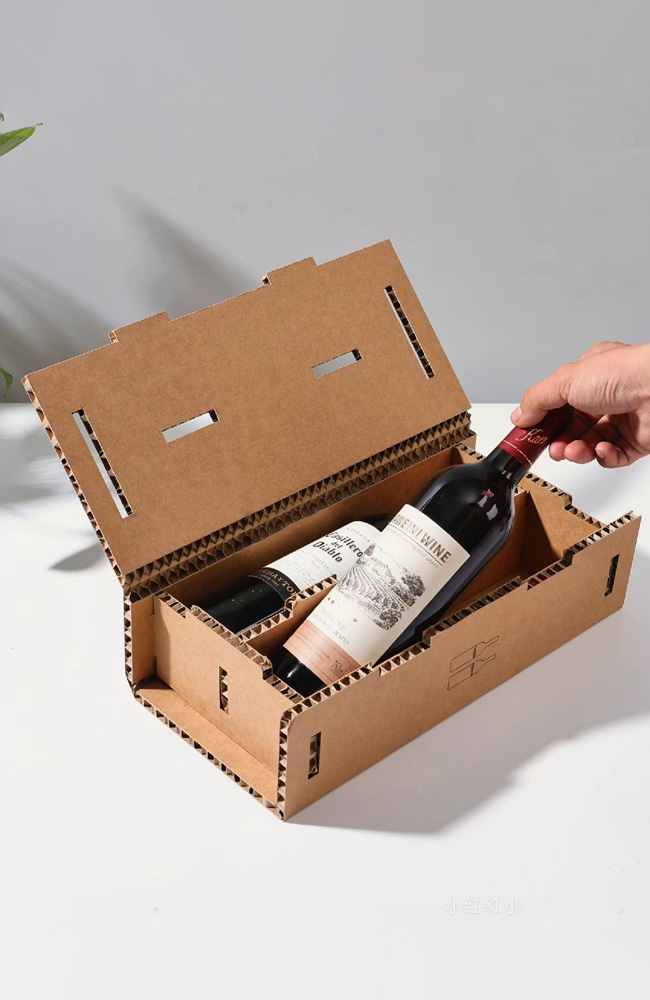 red wine box